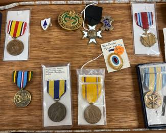 Assorted Military Police Pins /Medals