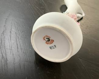 Lefton China White Porcelain Pitcher/Vase #829
