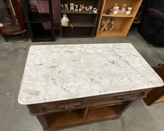 Marble Top Cabinet