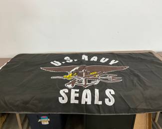 US Navy Seals Black Flag