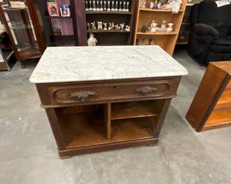 Marble Top Cabinet