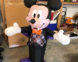 Halloween Mickey blowup yard decor