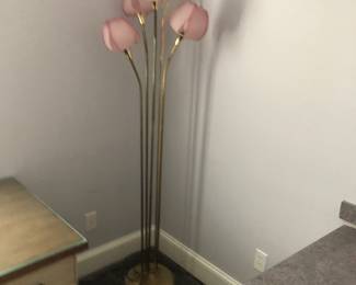 1980’s tulip floor lamp