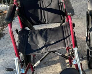 Foldable Transport Wheelchair