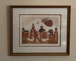 Signed and numbered print by Wilma Langhamer