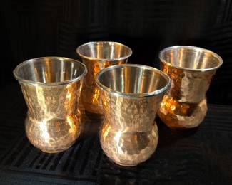 Hammered Copper Tumblers