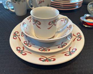 Holiday China - Four Place Settings
