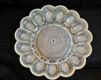 Indiana Glass Hobnail Deviled Egg Plate