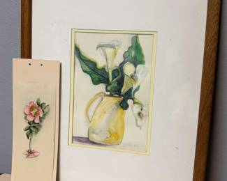 J Bowlby Signed Watercolor
