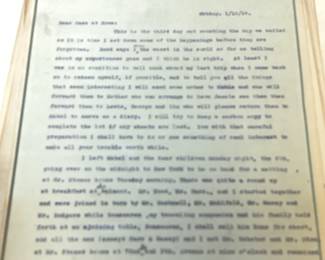 1919 Trip To France Notes Paris Peace Conference