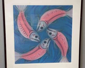 1996 Susan Point Signed Print Homecoming