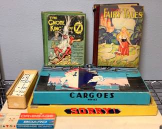 THE GNOME KING OF OZ Book Board Games Sorry  Cargoes