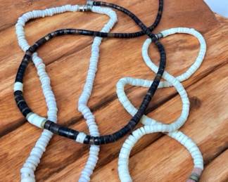 Heishi Beads Puka Shell Necklaces