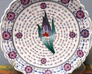  Ready Feliz Cini Kutahya Turkish Art Pottery Plate