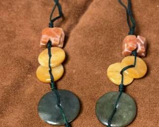 Jadeite Disc Necklace