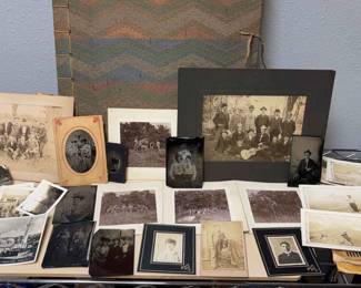 Antique Photos Tin Types, Cabinet Cards  More