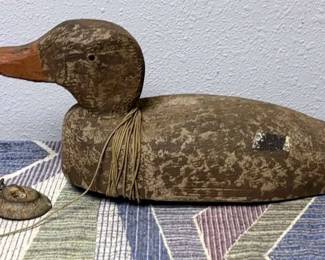 Vintage Wooden Duck Decoy