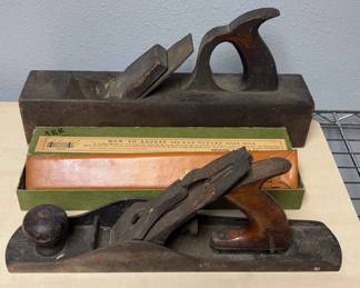 Vintage Planers Bailey No 6  Box, Duplex Slide Rule  Chassis Punch Set