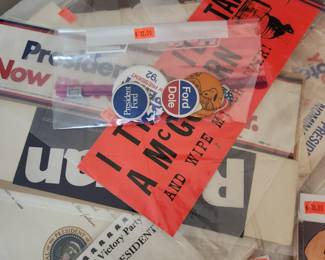 Reagan, Nixon, and other presidential memorabilia
