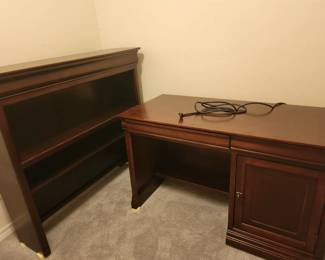 Desk and hutch top