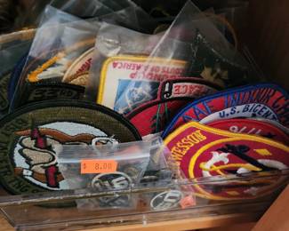 Military and scout patches