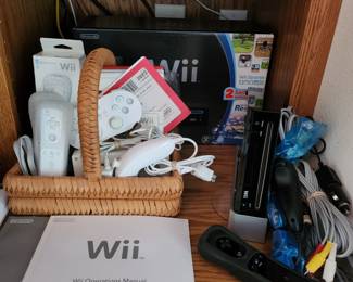 Wii stuff and one wii NIB