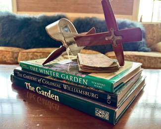 The collection of gardening books is one of the best you will ever find! Old, new and a million on Ferns and other local loves!