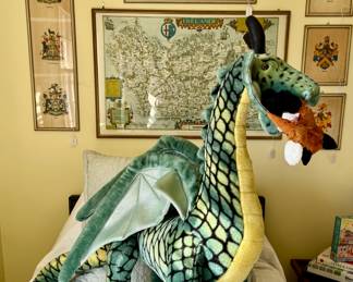 Coats of Arms, Maps, Melissa and Doug giant dragon...