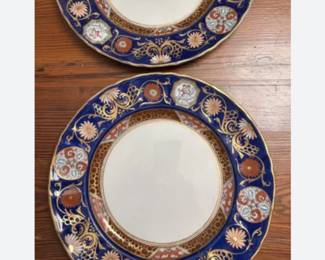Set of 5 OLD Ironstone Plates by John Mortlock Oxford Street London