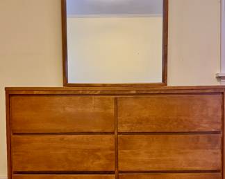 MCM Dresser with Mirror by Conant Ball
