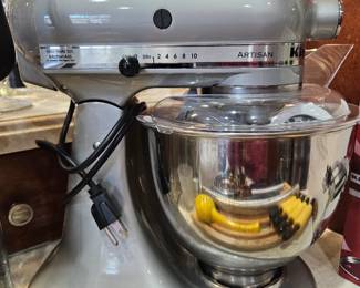 KitchenAid "Artisan" Mixer with components