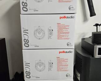 Polk Audio In-Wall / In-Ceiling paintable speakers (brand new)