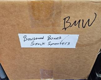 BMW Bavsound stock speakers