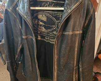 Vintage Tommy Bahama leather jacket