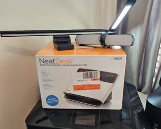 NeatDesk document scanner, Cannon printer