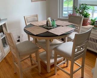 kitchen dinette set bar height