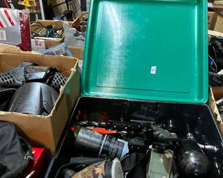 #125	Paintball Equipment in Case	 $40.00 			

