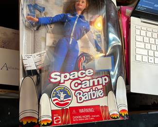 #207	Space camp barbie with red hair 	 $20.00 			
