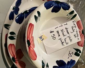 #103	Furio made in italy set 15 piece China	 $50.00 			
