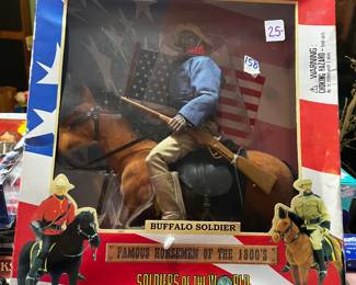 #158	Rough Rider Soldier - Buffalo Soldier	 $25.00 			
