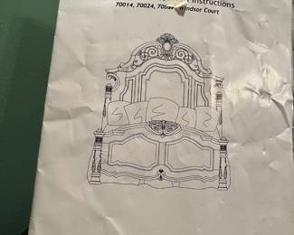 #36	Michael Amini king heavy bed frame with high back 	 $1,500.00 			
