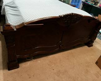 #36	Michael Amini king heavy bed frame with high back 	 $1,500.00 			
