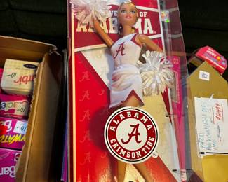 #262	Alabama barbie blonde cheerleader	 $45.00 			
