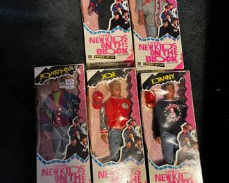 #245	Hasbro set of 5 new kid on the block 	 $60.00 			
