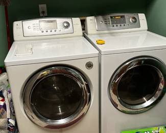 #27	LG front load washer and dryer as is mold in washer door 	 $200.00 			

