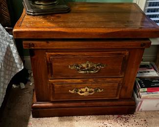#38	(2) bedside 2 drawer 28x16x24	 $100.00 			
