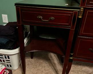 #41	(2) Rway northern furniture antique bedside table with 1 drawer 16x13x28	 $125.00 			
