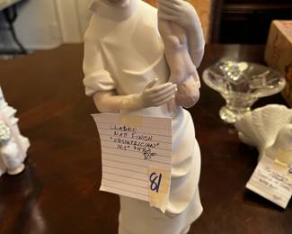 #81	Lladro Matt Finish "Obstetrician" 14.5" #4763	 $80.00 			
