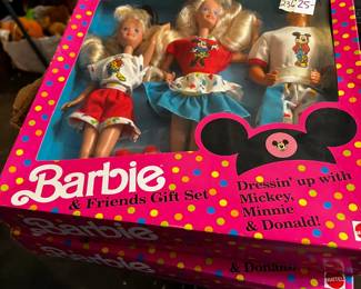 #236	Barbie and friends gift set mickey and Donald clothes skipper, barbie ken	 $25.00 			
#237	Barbie and friens gift set mickey and donald clothes skipper, barbie ken	 $25.00 			
