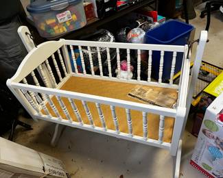#145	Cosco Hanging Wood Cradle	 $30.00 			
